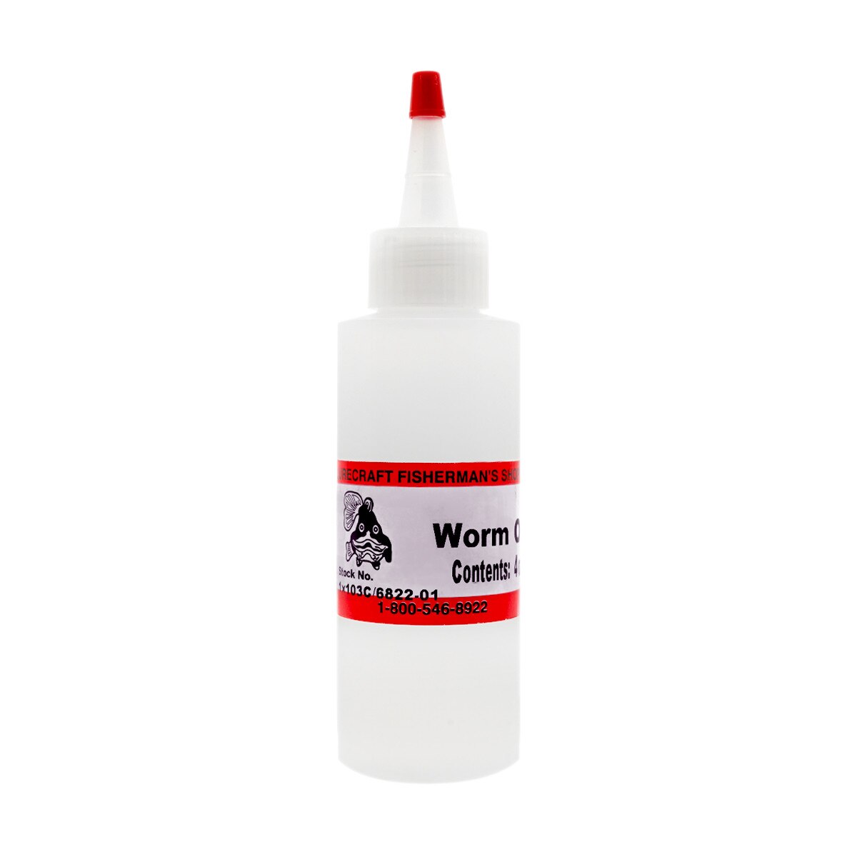 Worm Oil, lubricates soft plastic fishing lures, worms Jann's Netcraft